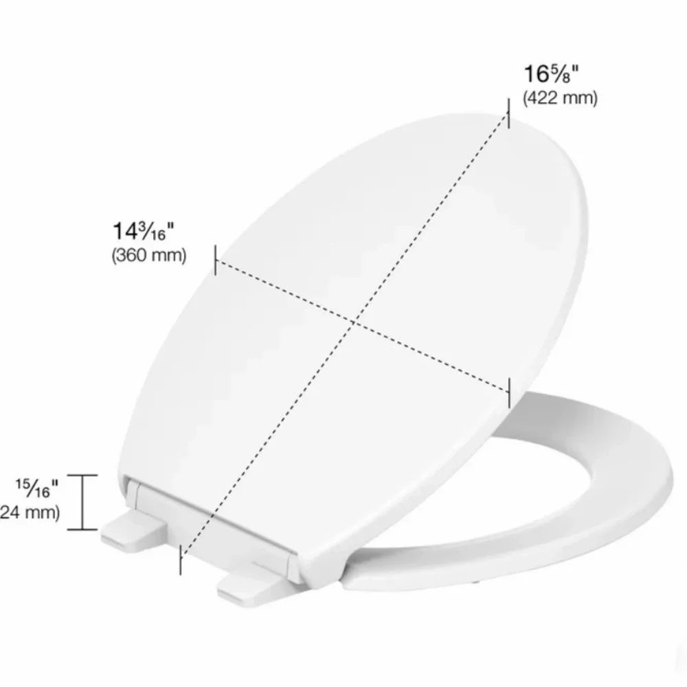 Sleek White Bathroom Toilet